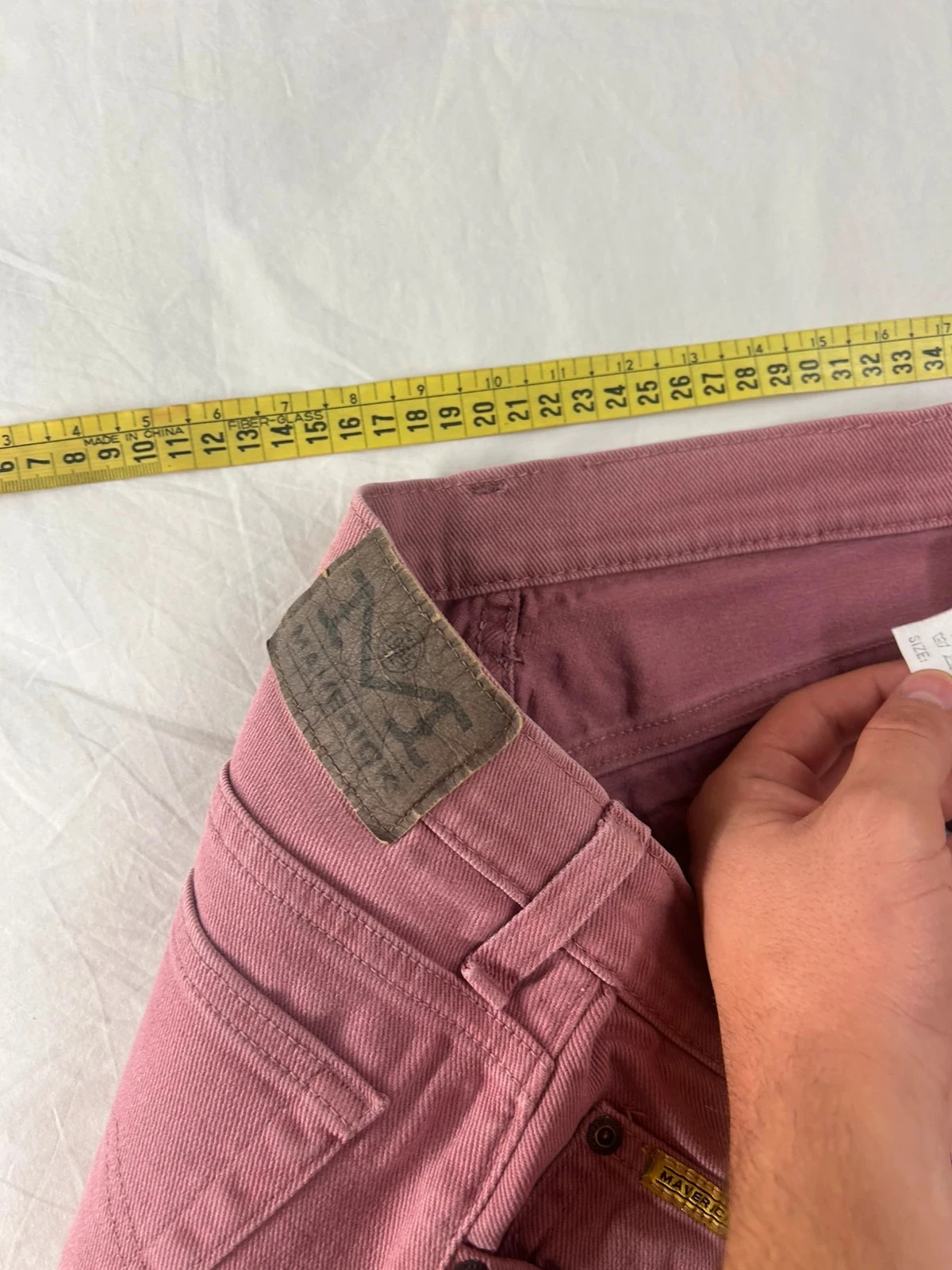 Roze Lila Maverick rechte spijkerbroek w32 l31 – photo 11